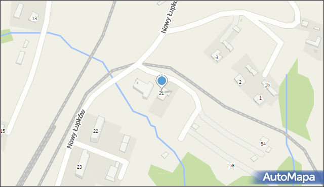 Nowy Łupków, Nowy Łupków, 21, mapa Nowy Łupków