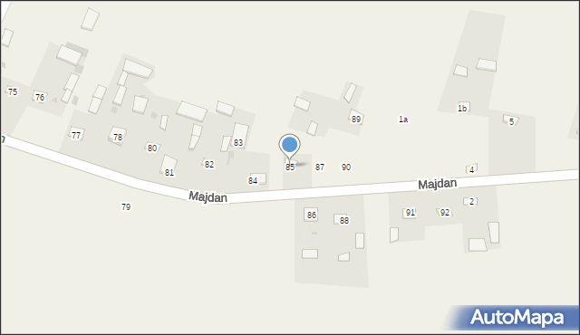 Nowy Majdan, Nowy Majdan, 85, mapa Nowy Majdan