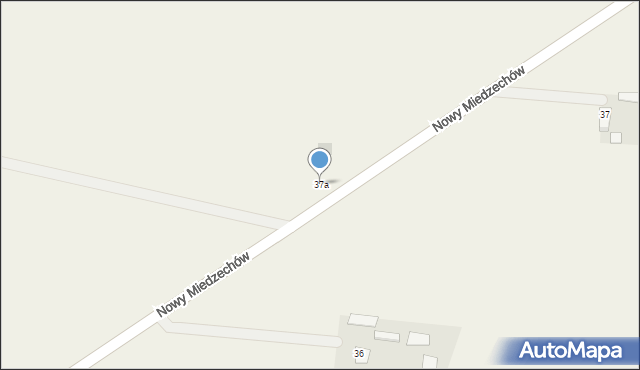Nowy Miedzechów, Nowy Miedzechów, 37a, mapa Nowy Miedzechów