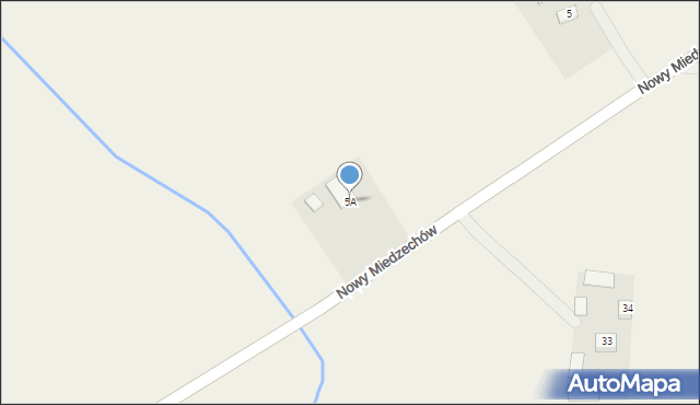 Nowy Miedzechów, Nowy Miedzechów, 5A, mapa Nowy Miedzechów
