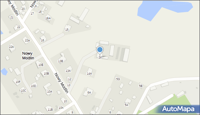 Nowy Modlin, Nowy Modlin, 14, mapa Nowy Modlin