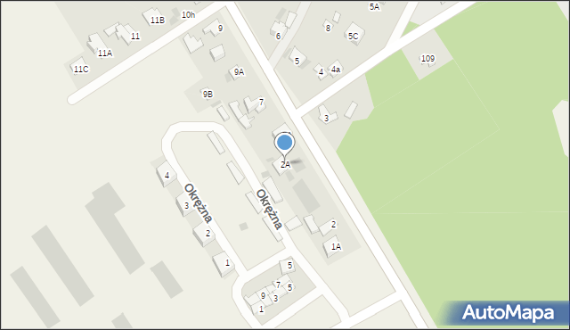 Nowy Modlin, Nowy Modlin, 2A, mapa Nowy Modlin