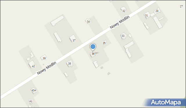 Nowy Modlin, Nowy Modlin, 36, mapa Nowy Modlin