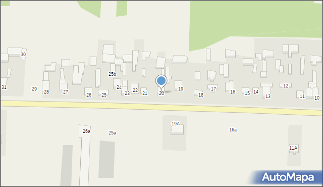 Nowy Ochędzyn, Nowy Ochędzyn, 20, mapa Nowy Ochędzyn