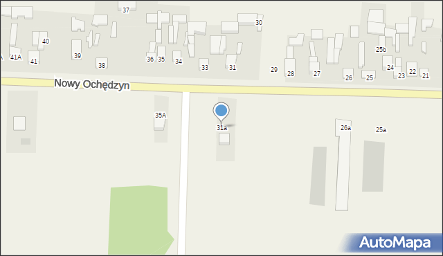 Nowy Ochędzyn, Nowy Ochędzyn, 31a, mapa Nowy Ochędzyn