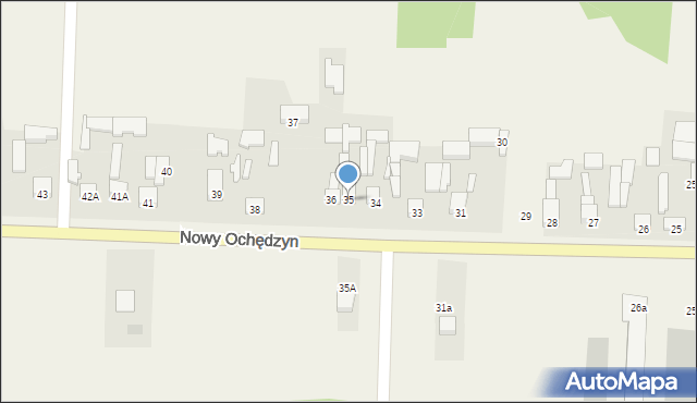 Nowy Ochędzyn, Nowy Ochędzyn, 35, mapa Nowy Ochędzyn