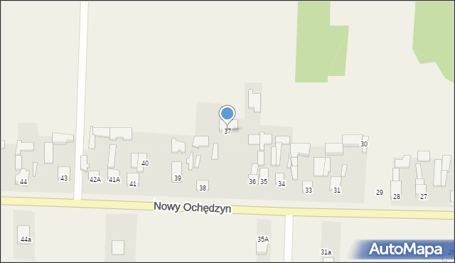 Nowy Ochędzyn, Nowy Ochędzyn, 37, mapa Nowy Ochędzyn