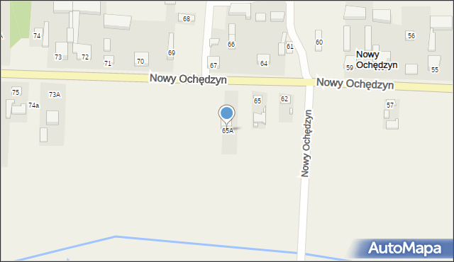 Nowy Ochędzyn, Nowy Ochędzyn, 65A, mapa Nowy Ochędzyn