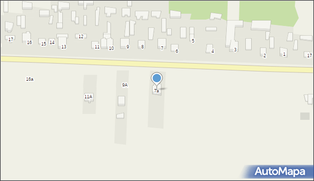 Nowy Ochędzyn, Nowy Ochędzyn, 7a, mapa Nowy Ochędzyn