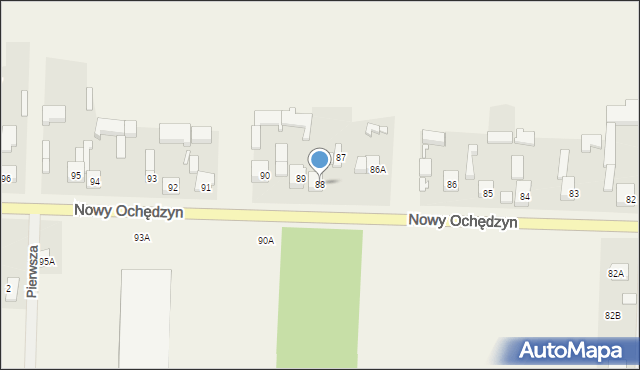 Nowy Ochędzyn, Nowy Ochędzyn, 88, mapa Nowy Ochędzyn