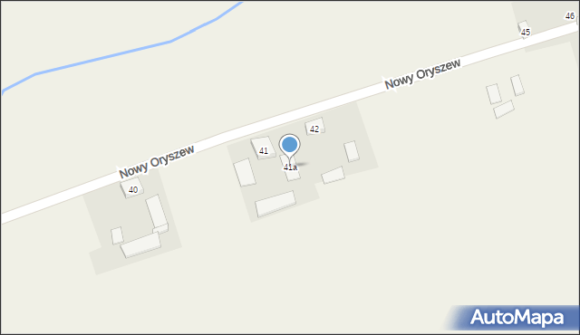 Nowy Oryszew, Nowy Oryszew, 41a, mapa Nowy Oryszew