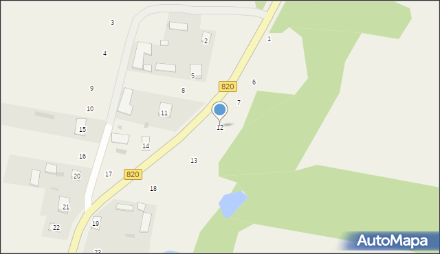 Nowy Orzechów, Nowy Orzechów, 12, mapa Nowy Orzechów