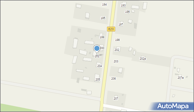 Nowy Orzechów, Nowy Orzechów, 201, mapa Nowy Orzechów