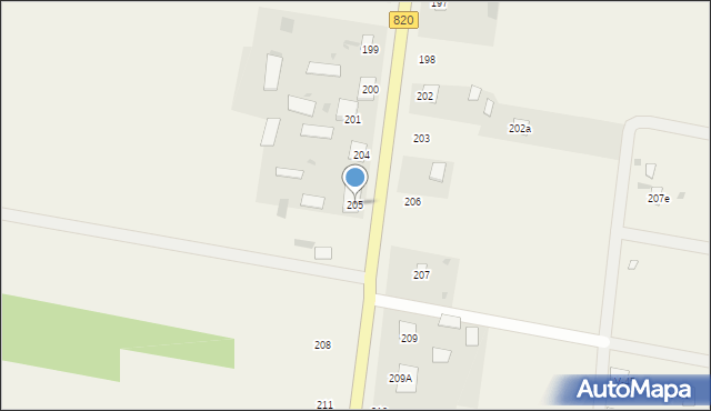 Nowy Orzechów, Nowy Orzechów, 205, mapa Nowy Orzechów