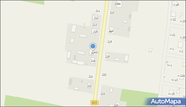 Nowy Orzechów, Nowy Orzechów, 217, mapa Nowy Orzechów