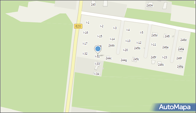 Nowy Orzechów, Nowy Orzechów, I-31, mapa Nowy Orzechów