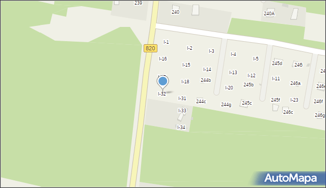 Nowy Orzechów, Nowy Orzechów, I-32, mapa Nowy Orzechów