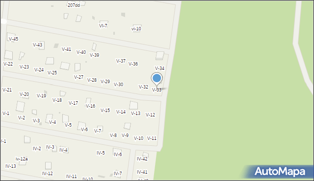 Nowy Orzechów, Nowy Orzechów, V-33, mapa Nowy Orzechów