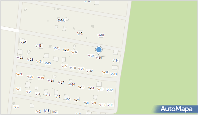 Nowy Orzechów, Nowy Orzechów, V-36, mapa Nowy Orzechów