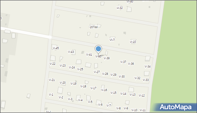 Nowy Orzechów, Nowy Orzechów, V-40, mapa Nowy Orzechów