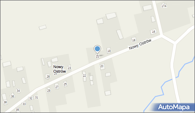 Nowy Ostrów, Nowy Ostrów, 21, mapa Nowy Ostrów