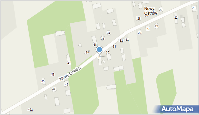 Nowy Ostrów, Nowy Ostrów, 37, mapa Nowy Ostrów
