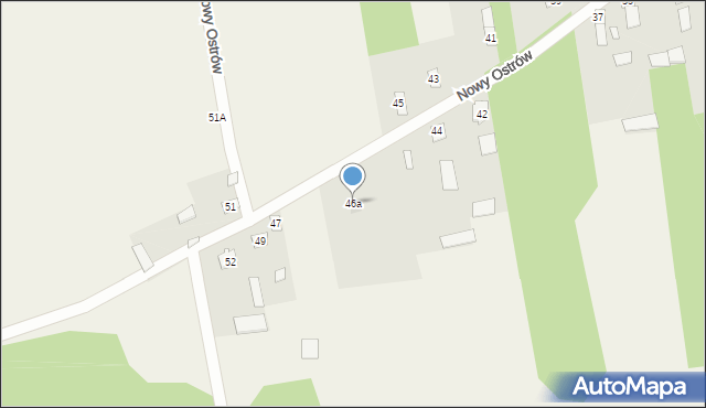 Nowy Ostrów, Nowy Ostrów, 46a, mapa Nowy Ostrów
