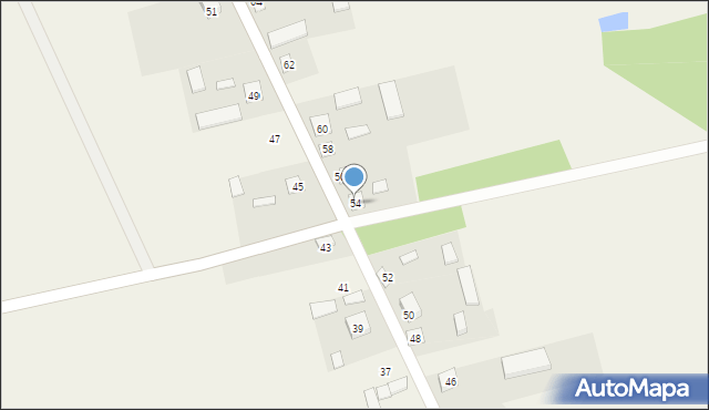 Nowy Pawłów, Nowy Pawłów, 54, mapa Nowy Pawłów