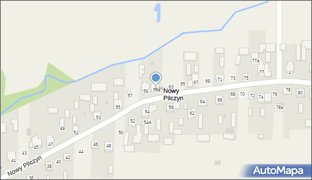 Nowy Pilczyn, Nowy Pilczyn, 56a, mapa Nowy Pilczyn