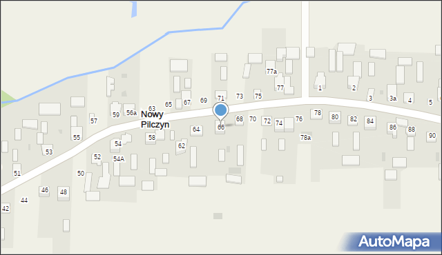 Nowy Pilczyn, Nowy Pilczyn, 66, mapa Nowy Pilczyn