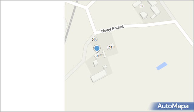 Nowy Podleś, Nowy Podleś, 20, mapa Nowy Podleś
