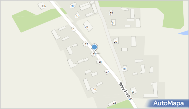 Nowy Podoś, Nowy Podoś, 21, mapa Nowy Podoś
