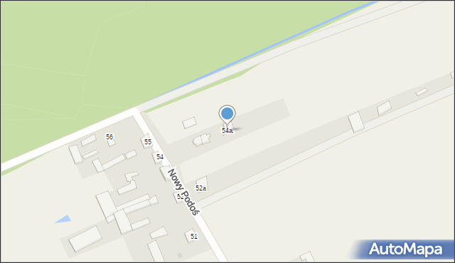 Nowy Podoś, Nowy Podoś, 54a, mapa Nowy Podoś