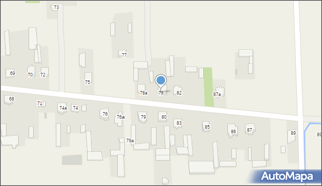 Nowy Pożóg, Nowy Pożóg, 78, mapa Nowy Pożóg