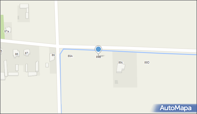 Nowy Pożóg, Nowy Pożóg, 89B, mapa Nowy Pożóg