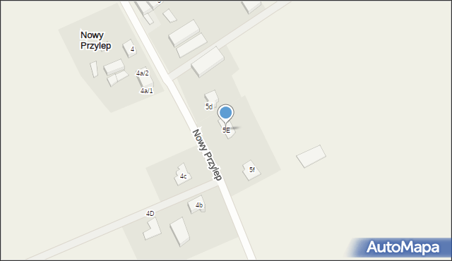 Nowy Przylep, Nowy Przylep, 5E, mapa Nowy Przylep