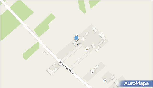 Nowy Rachów, Nowy Rachów, 3a, mapa Nowy Rachów