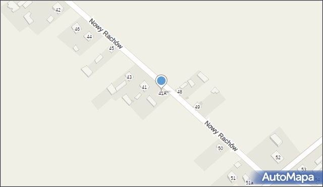 Nowy Rachów, Nowy Rachów, 41A, mapa Nowy Rachów