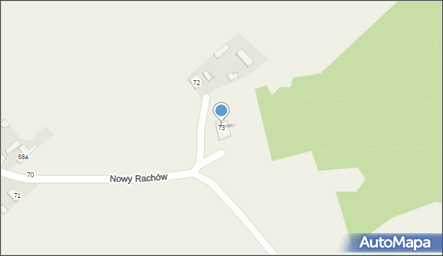 Nowy Rachów, Nowy Rachów, 73, mapa Nowy Rachów