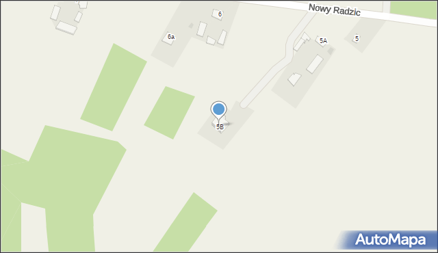 Nowy Radzic, Nowy Radzic, 5B, mapa Nowy Radzic