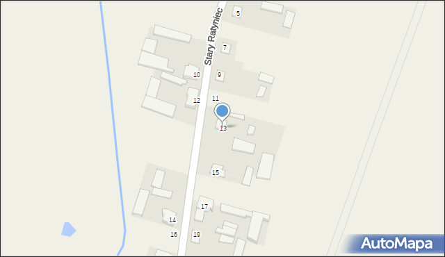 Nowy Ratyniec, Nowy Ratyniec, 13, mapa Nowy Ratyniec