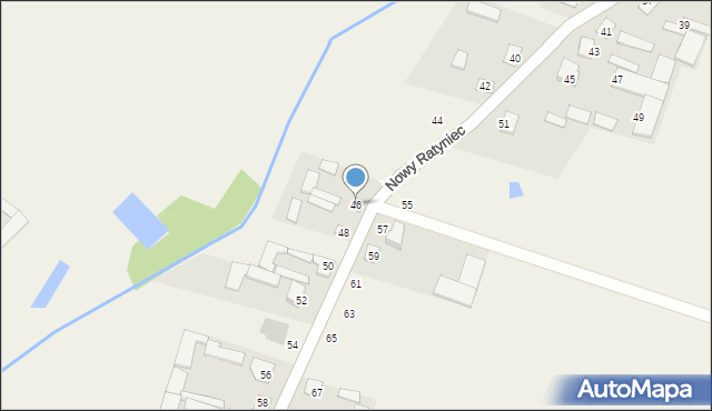 Nowy Ratyniec, Nowy Ratyniec, 46, mapa Nowy Ratyniec