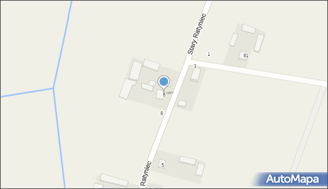 Nowy Ratyniec, Nowy Ratyniec, 6, mapa Nowy Ratyniec