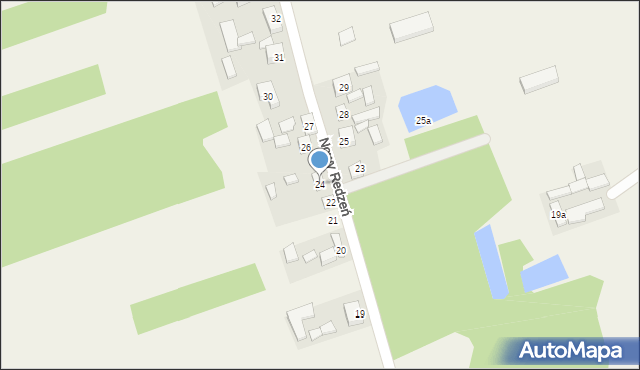 Nowy Redzeń, Nowy Redzeń, 24, mapa Nowy Redzeń