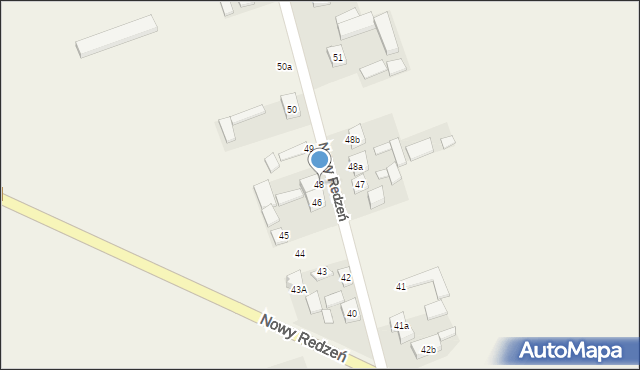 Nowy Redzeń, Nowy Redzeń, 48, mapa Nowy Redzeń