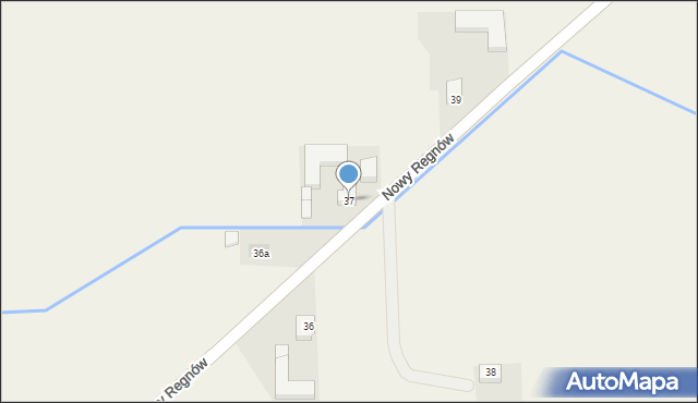 Nowy Regnów, Nowy Regnów, 37, mapa Nowy Regnów