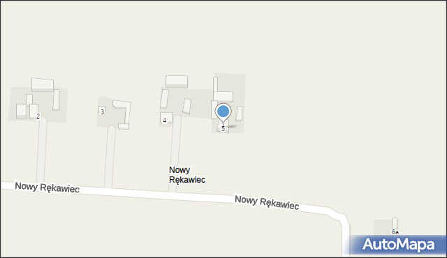 Nowy Rękawiec, Nowy Rękawiec, 5, mapa Nowy Rękawiec