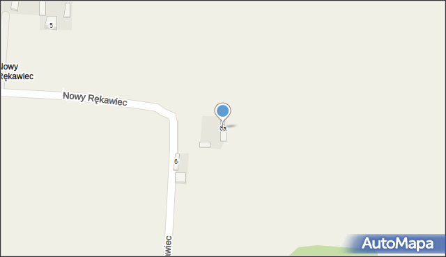 Nowy Rękawiec, Nowy Rękawiec, 6a, mapa Nowy Rękawiec