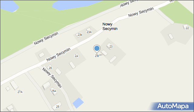 Nowy Secymin, Nowy Secymin, 23c, mapa Nowy Secymin