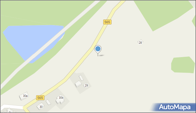 Nowy Secymin, Nowy Secymin, 28a, mapa Nowy Secymin